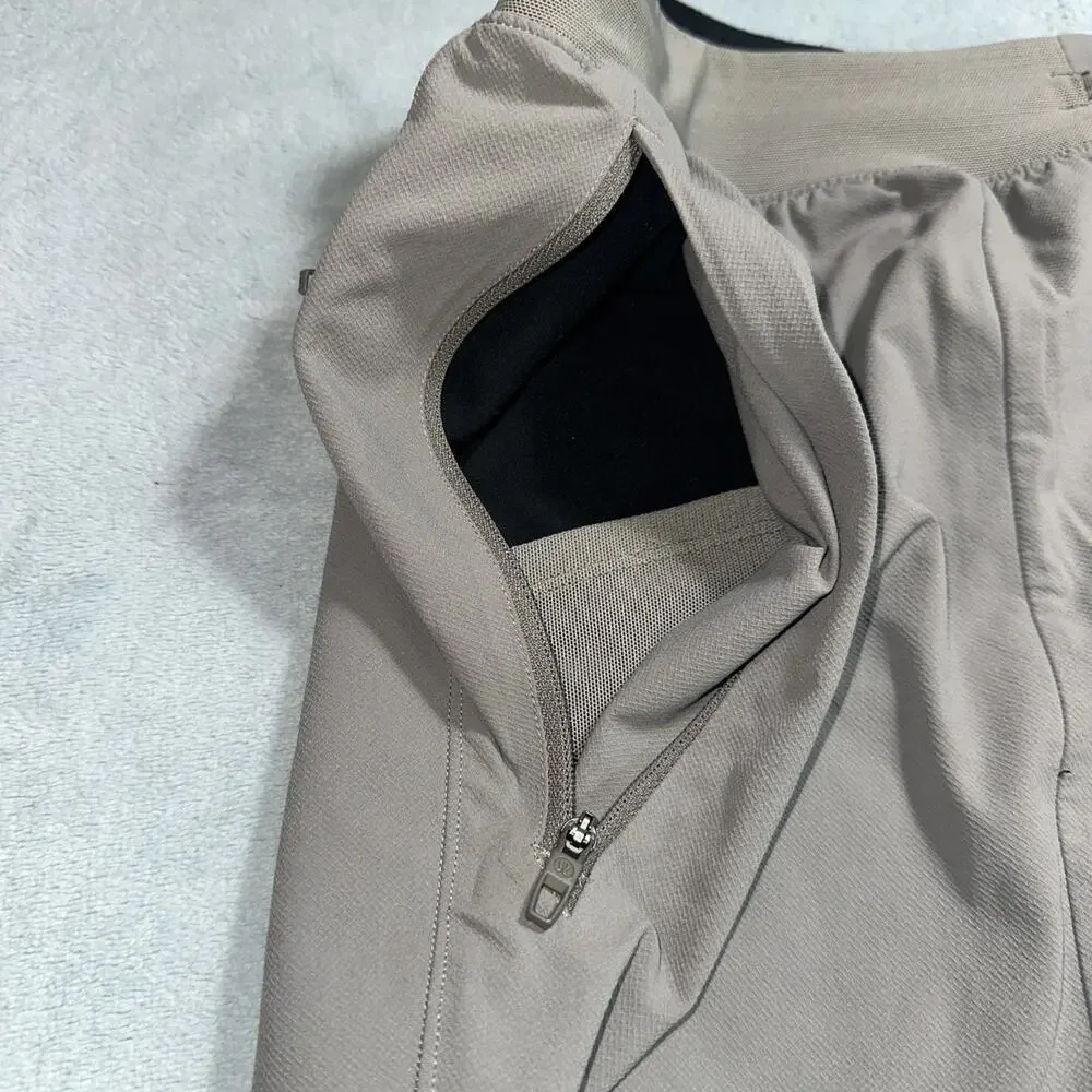 Lululemon LTT Shorts Mens 2XL License to Train Performance Gray Gym Yoga L98